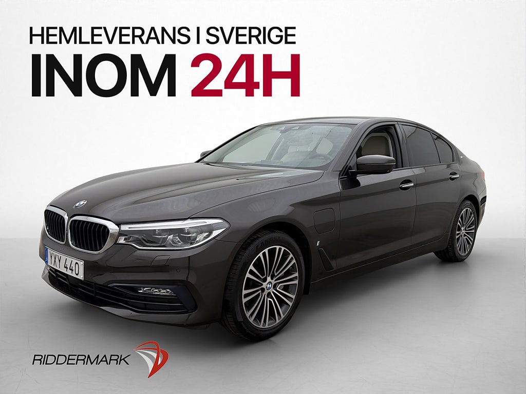 BMW 530e iPerformance Sport Line Läder 360 Kamera HUD Adapti
