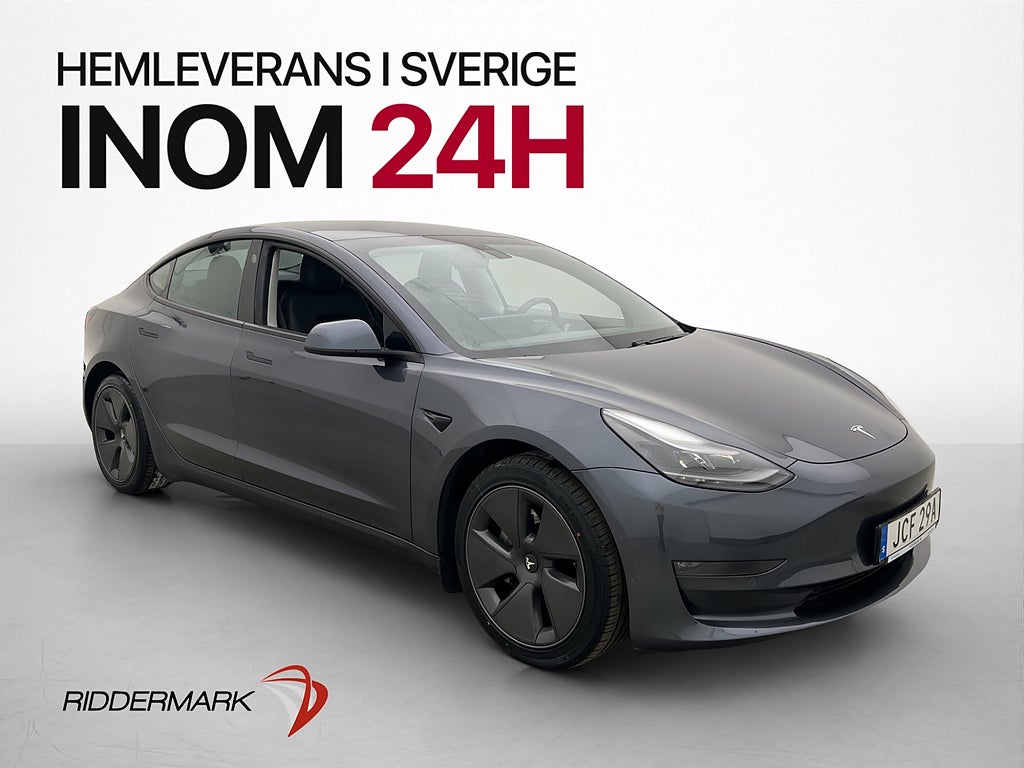 Tesla Model 3 Long Range AWD Pano Autopilot Kamera Sv-Såld