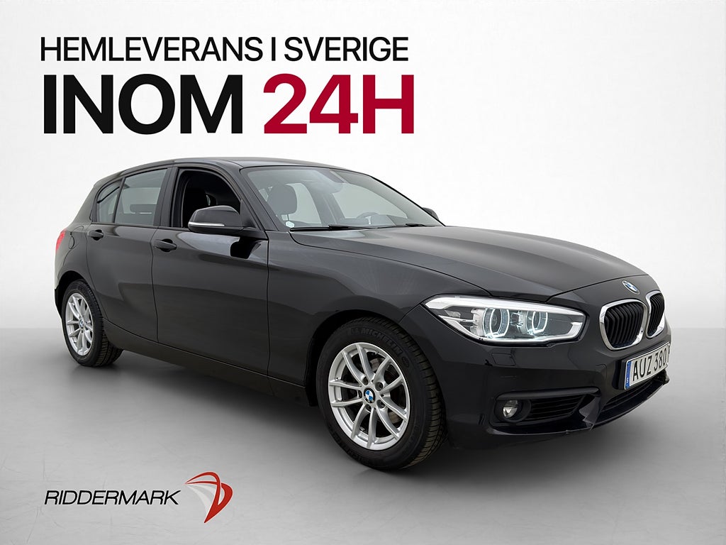 BMW 118 i 136hk H/K P-sensorer Bluetooth Farthållare