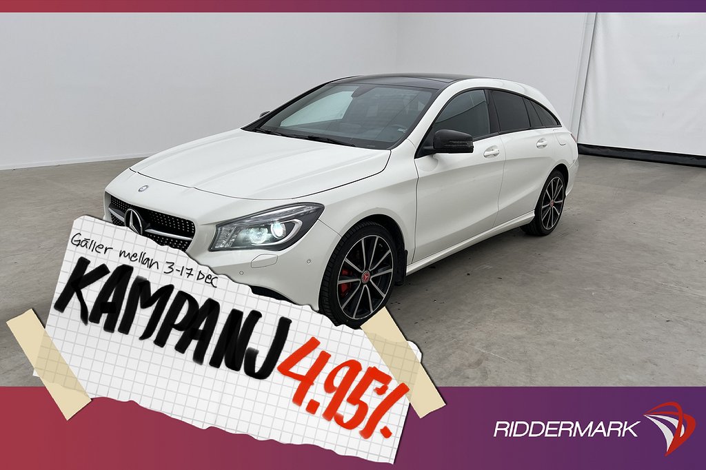 Mercedes-Benz CLA 200 d SB 4MATIC 136hk Panora 4,95% Ränta