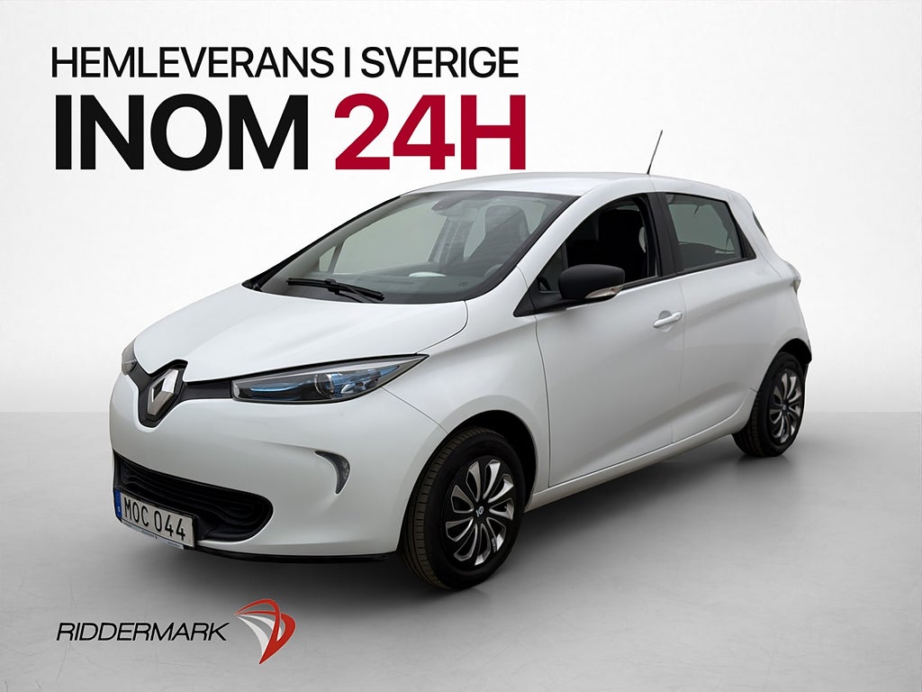 Renault Zoe R90 41 kWh 92hk FRIKÖPT BATTERI Navi Sensorer