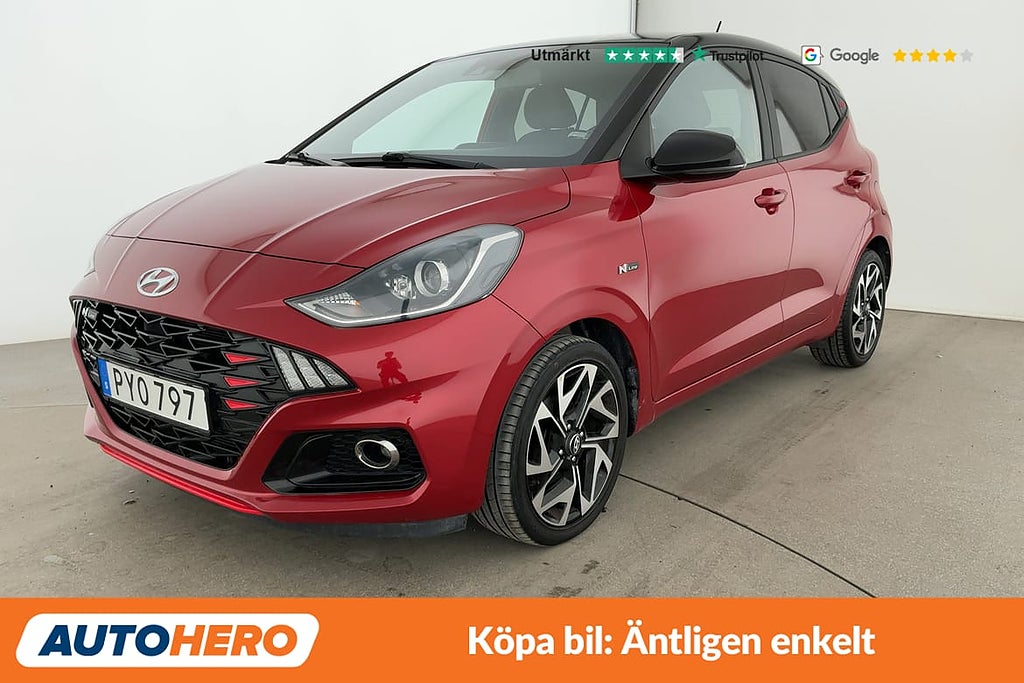 Hyundai i10 1.0 T-GDI N-Line / Rattvärme, CarPlay