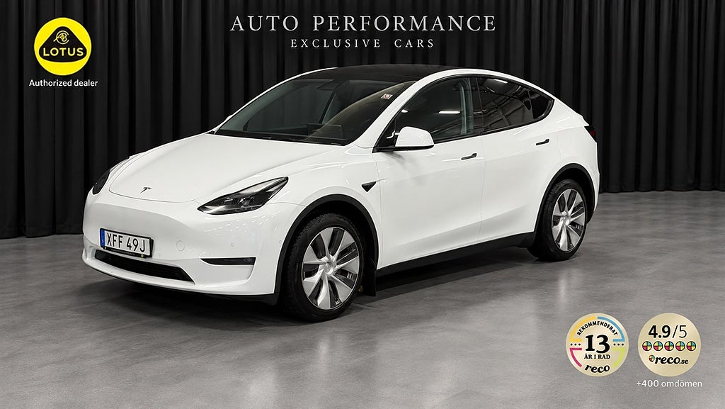 Tesla Model Y Long Range AWD Dragkrok / Hemleverans /