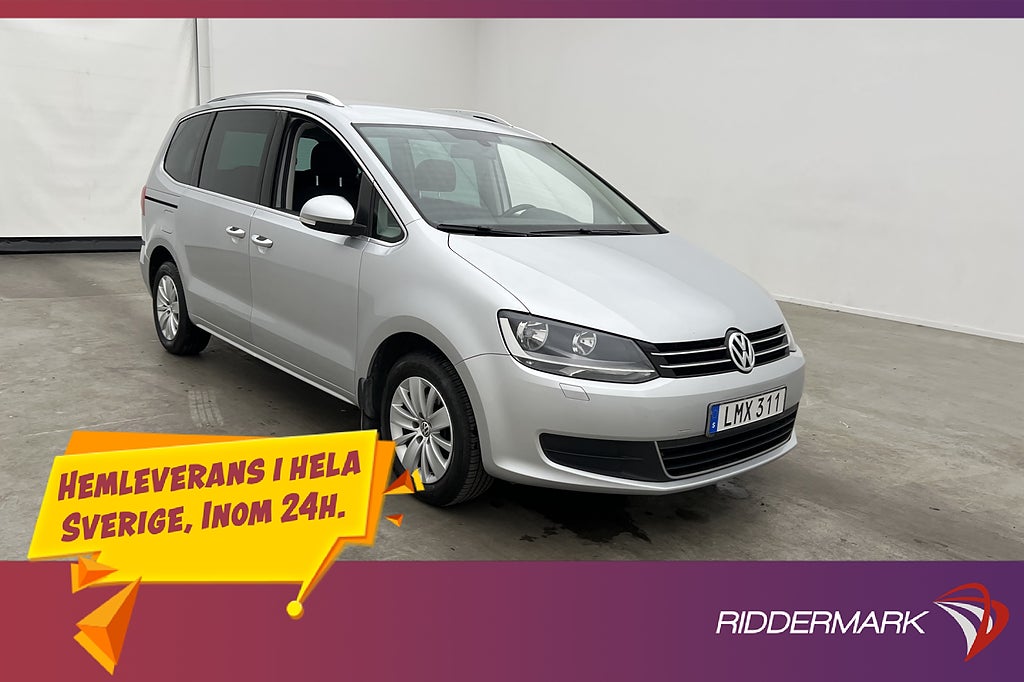 Volkswagen Sharan 2.0 TDI 4M 7 Sits Eldörrar D-Värmare Drag