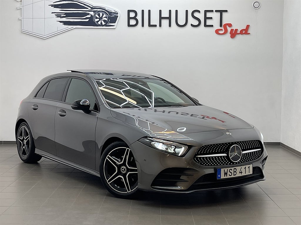 Mercedes-Benz A200 200 163hk AMG Sport Pano/Bkamera/NightPack