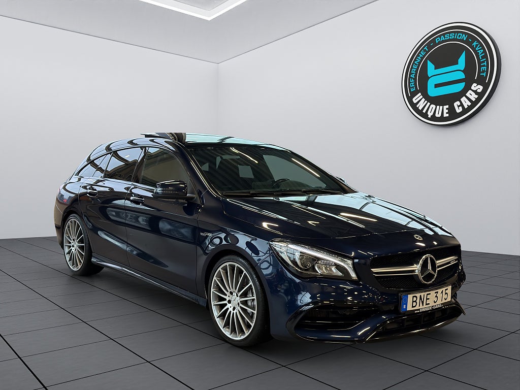 Mercedes-Benz CLA45 CLA 45 | 4MATIC | 381hk | Pano| H/K | Dynamic+| Sv-såld