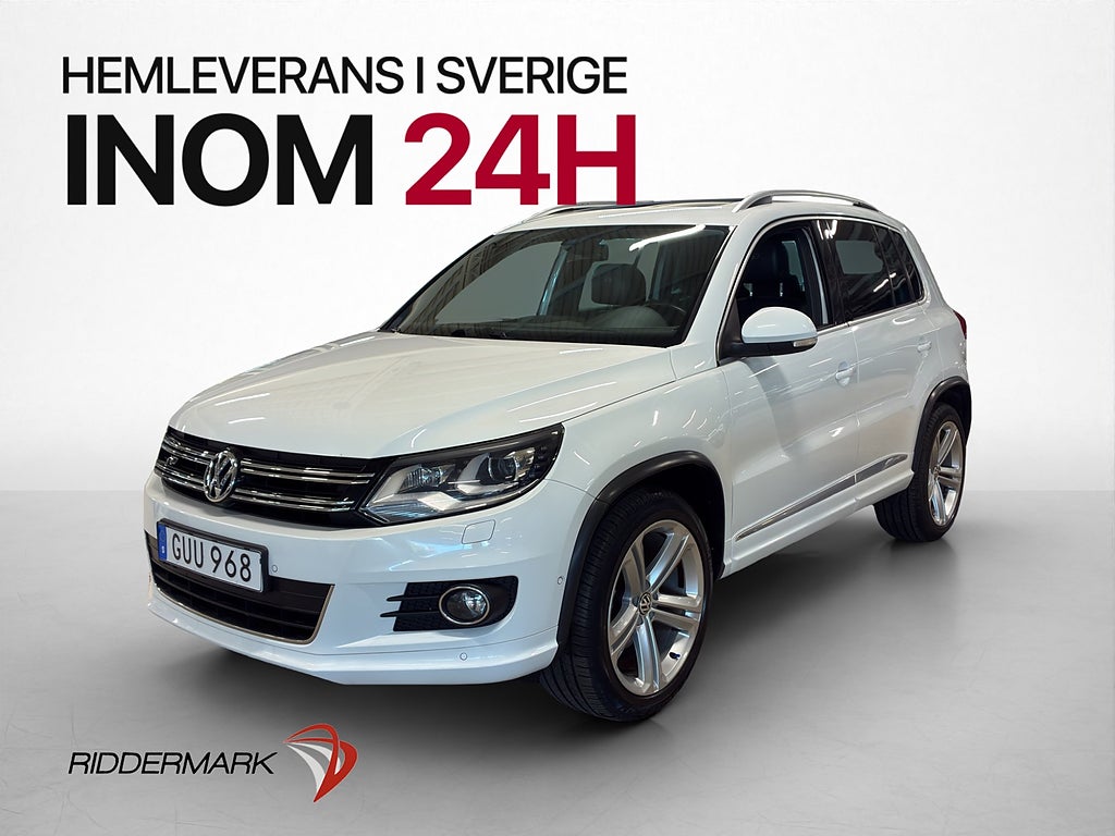 Volkswagen Tiguan 2.0 TDI 4M R-Line Pano Drag Värmare Skinn
