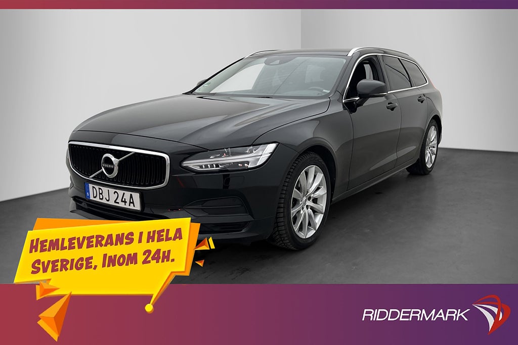 Volvo V90 D4 Advanced VOC Värmare CarPlay Dragkrok Rattvärme