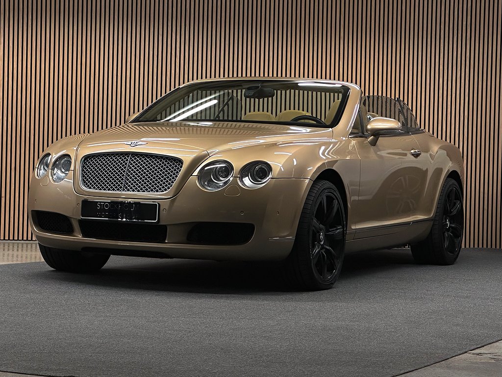 Bentley Continental GTC 6.0 W12 AWD/1-ÄGARE/TOPPSKICK/*UNIK* 