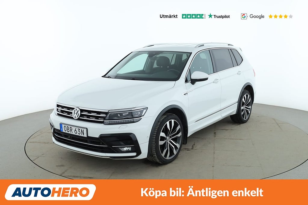 Volkswagen Tiguan Allspace 5-sätes 2.0 TDI R-Line 4M / Värmare, Dragkrok, CarP...