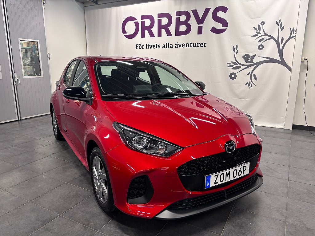 Mazda 2 Hybrid 116hk, Exclusive-line, Rattvärme, Backkamera