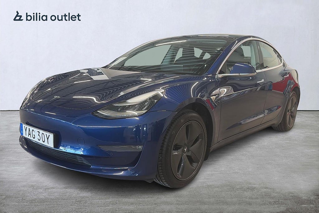 Tesla Model 3 Standard Range Plus Panoramaglas B-kamera Helskinn 
