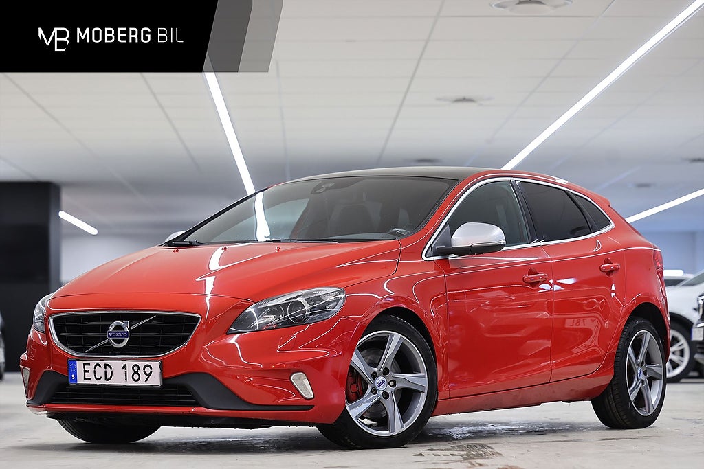 Volvo V40 D2 120hk R-Design Pano PDC Drag Värmare