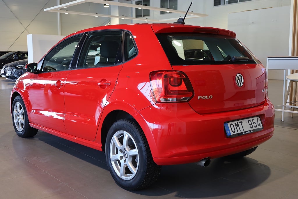 Volkswagen Polo 1.4 5-dörrar 86HK Masters AUX Nyservad 2014