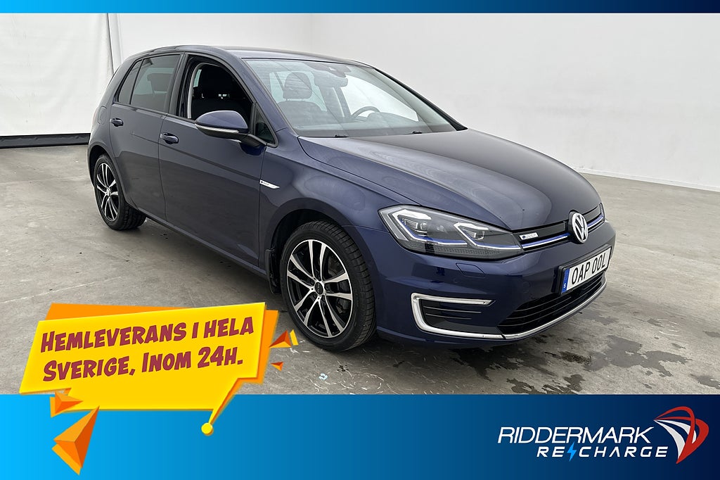 Volkswagen E-Golf 136hk Cockpit Navigation CarPlay Sensorer