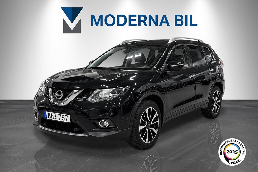 Nissan X-Trail 7-sits 1.6 dCi Automat Tekna Helskinn 360° Kamera
