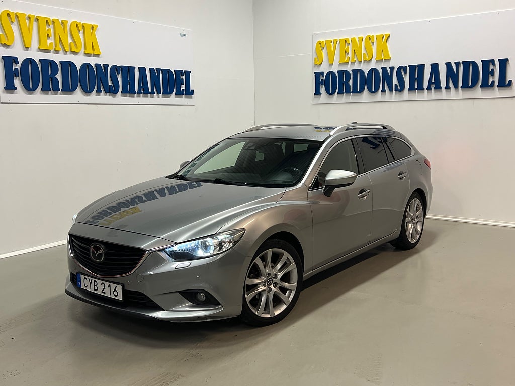 Mazda 6 Wagon 2.2 SKYACTIV-D Automat Drag Keyless Navi Backkam.