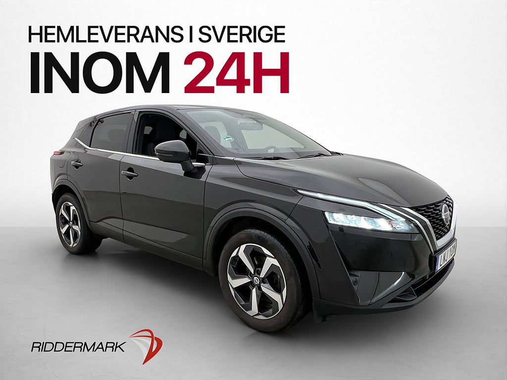 Nissan Qashqai 158hk N-Connecta 360° Navi CarPlay Halvskinn