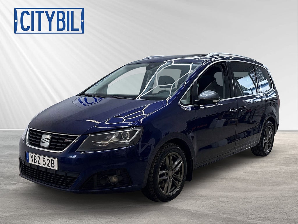 Seat Alhambra 7-Sits 1.4 TSI Aut FR-Line Panorama Drag Värmare Navi