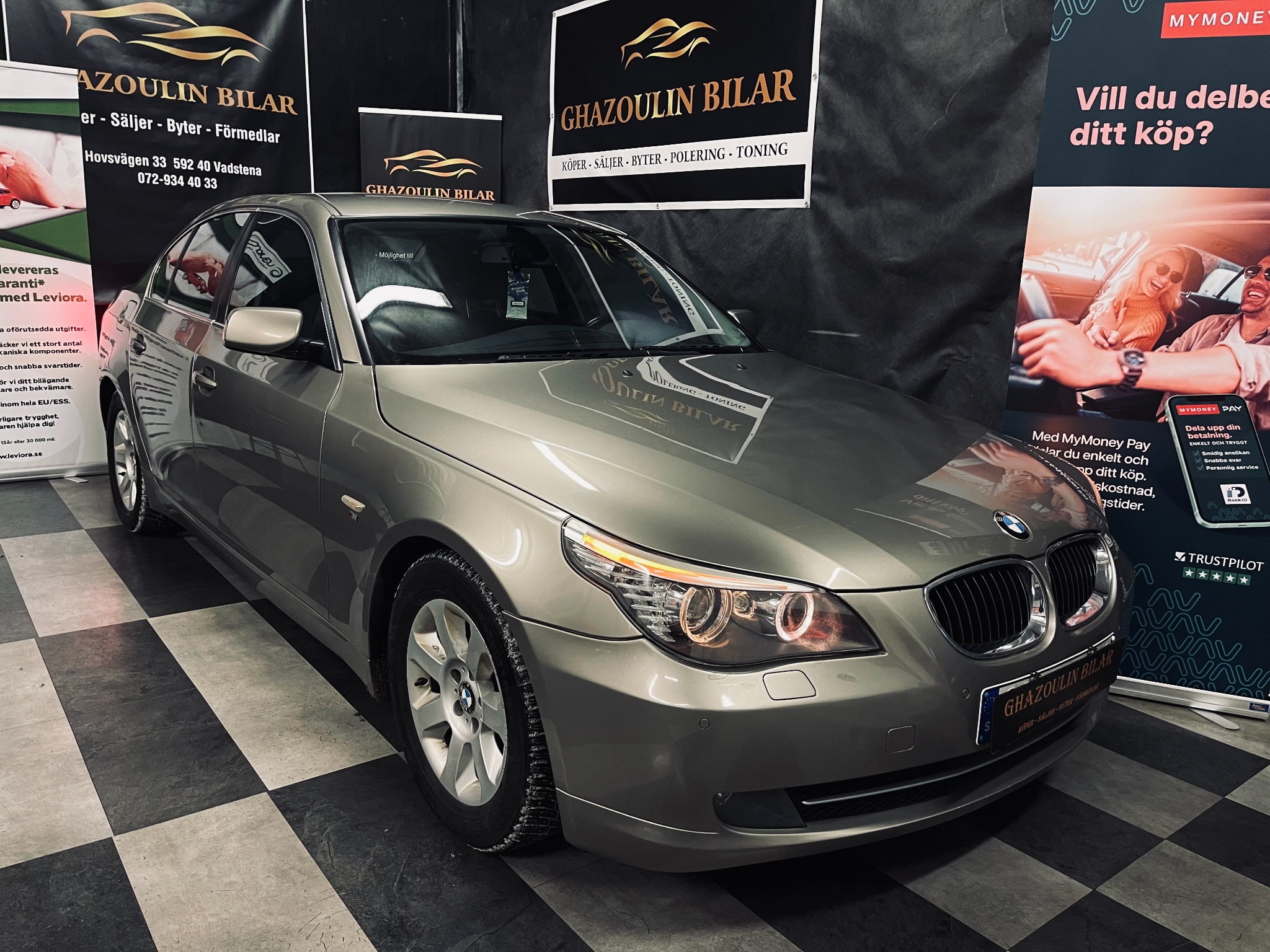 BMW 525 i Sedan 218hk LÅGMILARE/DRAGKROK 2008, kuva 4/44