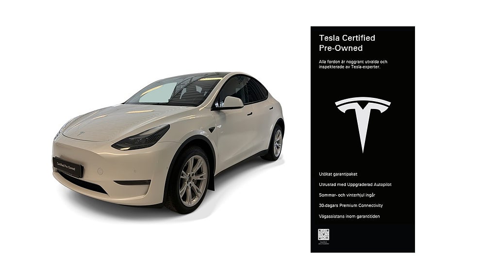Tesla Model Y Long Range AWD Certified Pre-Owned 3,84% ränta