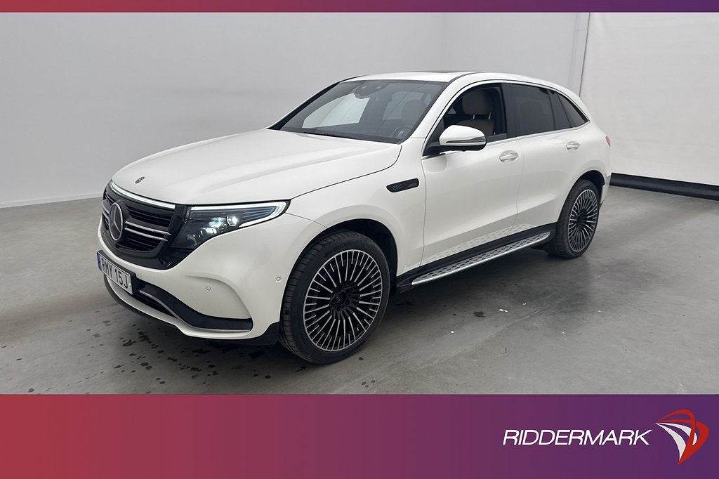 Mercedes-Benz EQC 400 4M 408hk AMG Pano Burm HUD Värm MOMS