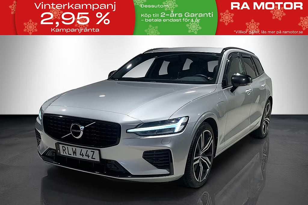 Volvo V60 Recharge T6 AWD 340hk R-Design |Navi|Kamera|Voc|