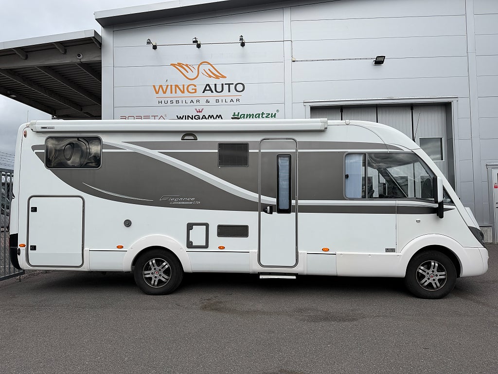 Bürstner Elegance I 726 / 3.0L 158HK / Långbädd & hyttsäng! AC i bodel! S