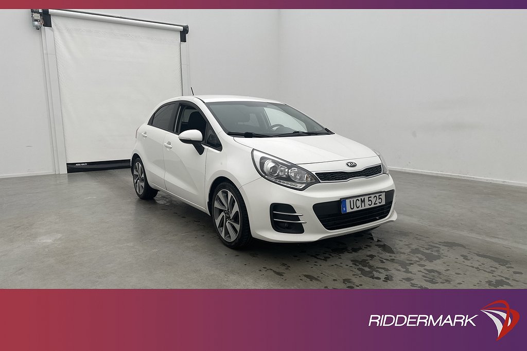 Kia Rio CVVT 84hk Advance Kamera Navi Rattvärme Farthållare