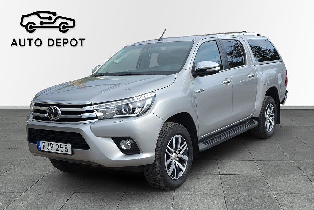 Toyota Hilux Dubbelhytt 2.4 AWD Executive Drag Kåpa Ny serv/Ny Bes 