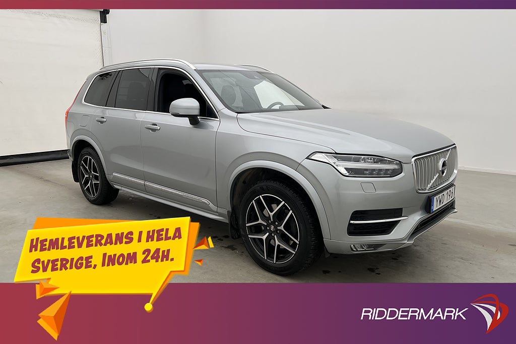 Volvo XC90 D5 AWD Inscription VOC D-Värmare 360° Skinn Drag