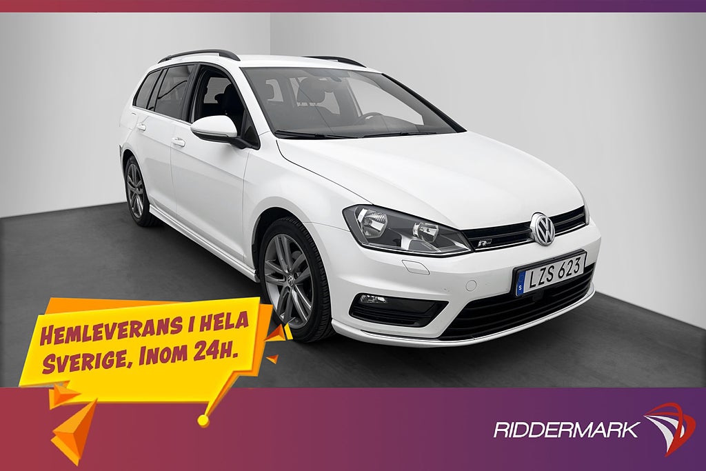 Volkswagen Golf Sportscombi 150hk R-Line Kamera CarPlay Drag