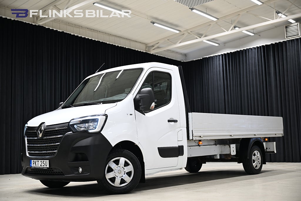 Renault master 2.3 dCi 145HK L4 Långflak|Värmare|GPS|EnÄgare|Leasbar