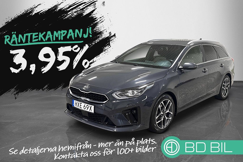 Kia Ceed SW 140HK GT-LINE BACKKAMERA DRAG KAMPANJ 3,95 RÄNTA