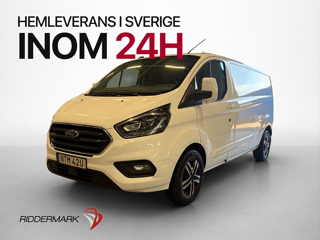 Ford transit-custom L2 Värmare Dragkrok B-Kamera CARPLAY