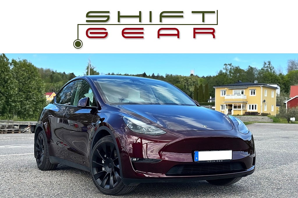 Tesla Model Y LR AWD Cherry/Vit 1äg MOMS Drag 20” Acc Boost