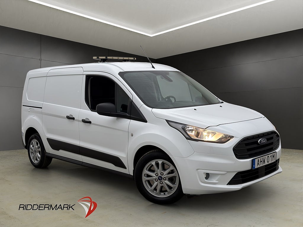 Ford Transit Connect LWB Värmare Drag B-Kamera CARPLAY Moms