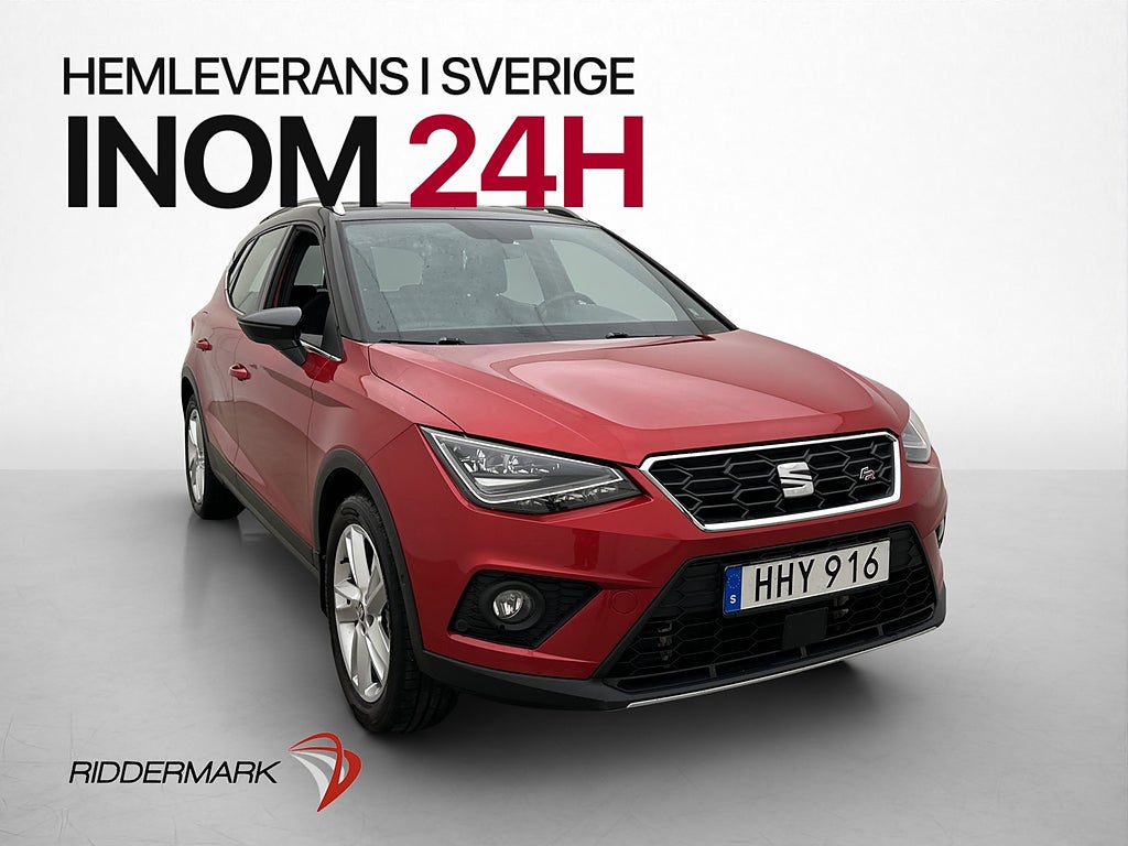 Seat Arona TSI 115hk FR Cockpit Sensorer CarPlay Farthållare
