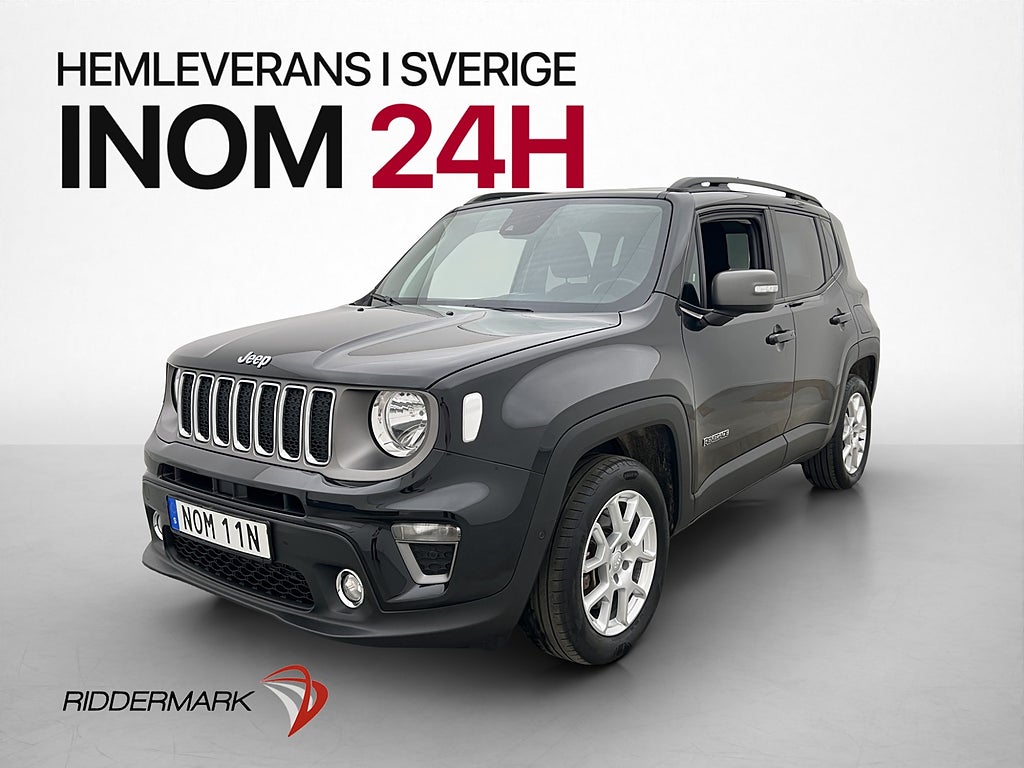 Jeep Renegade 4xe 190hk Kamera CarPlay Rattvärme MOMS