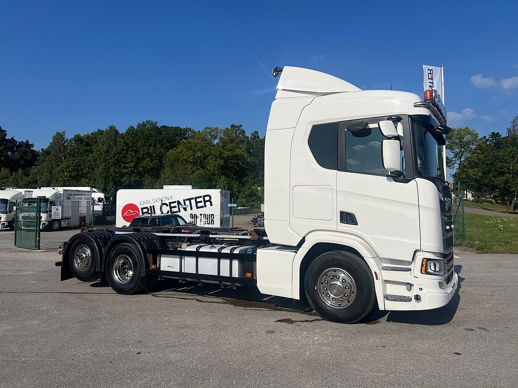 Scania R500 6x2*4 Lastväxlare inkl Schaktflak & Tippkärra