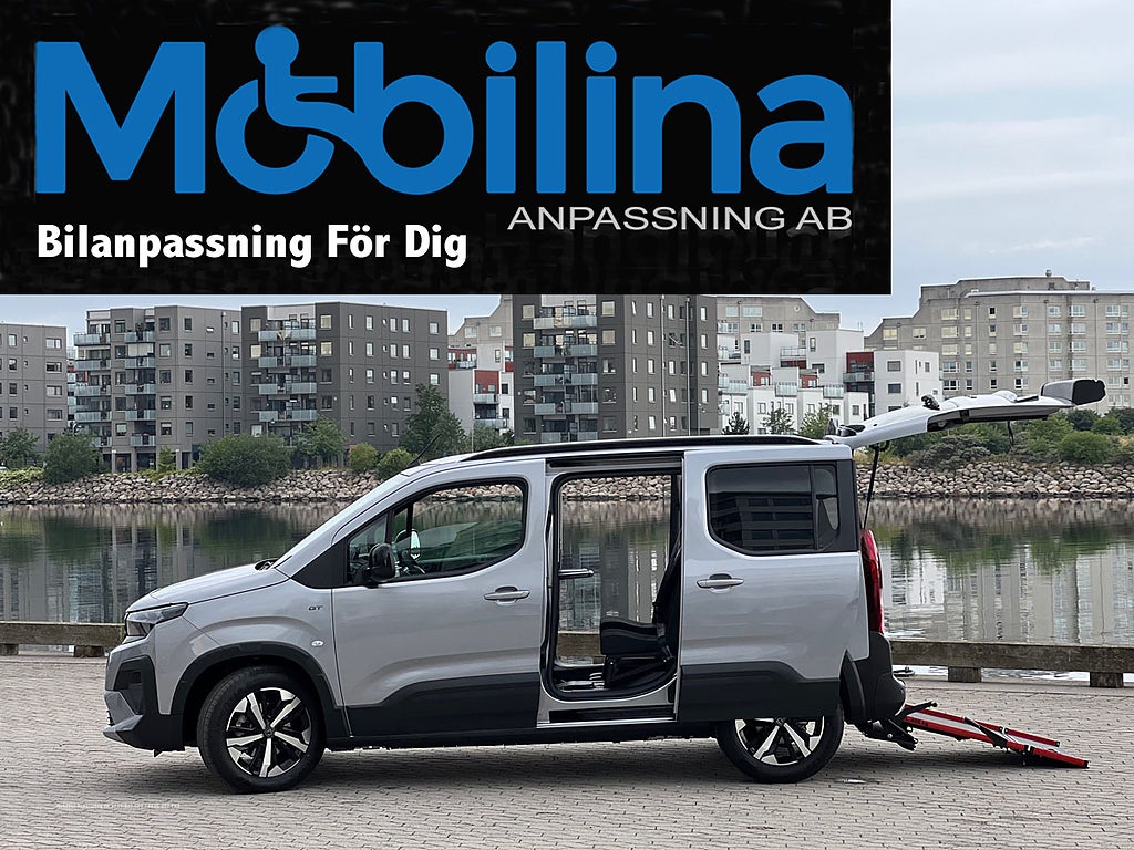 Peugeot Rifter Handikappanpassad Rullstolsbil 