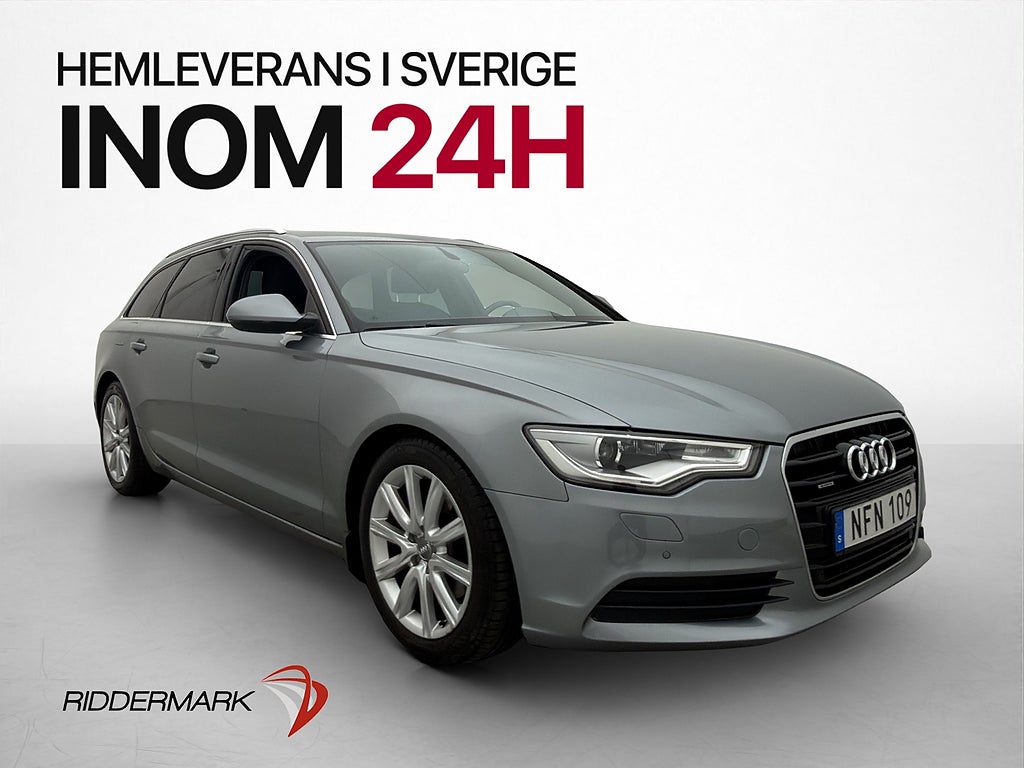 Audi A6 Avant 3.0 TDI 204hk Q Sensorer Farthållare