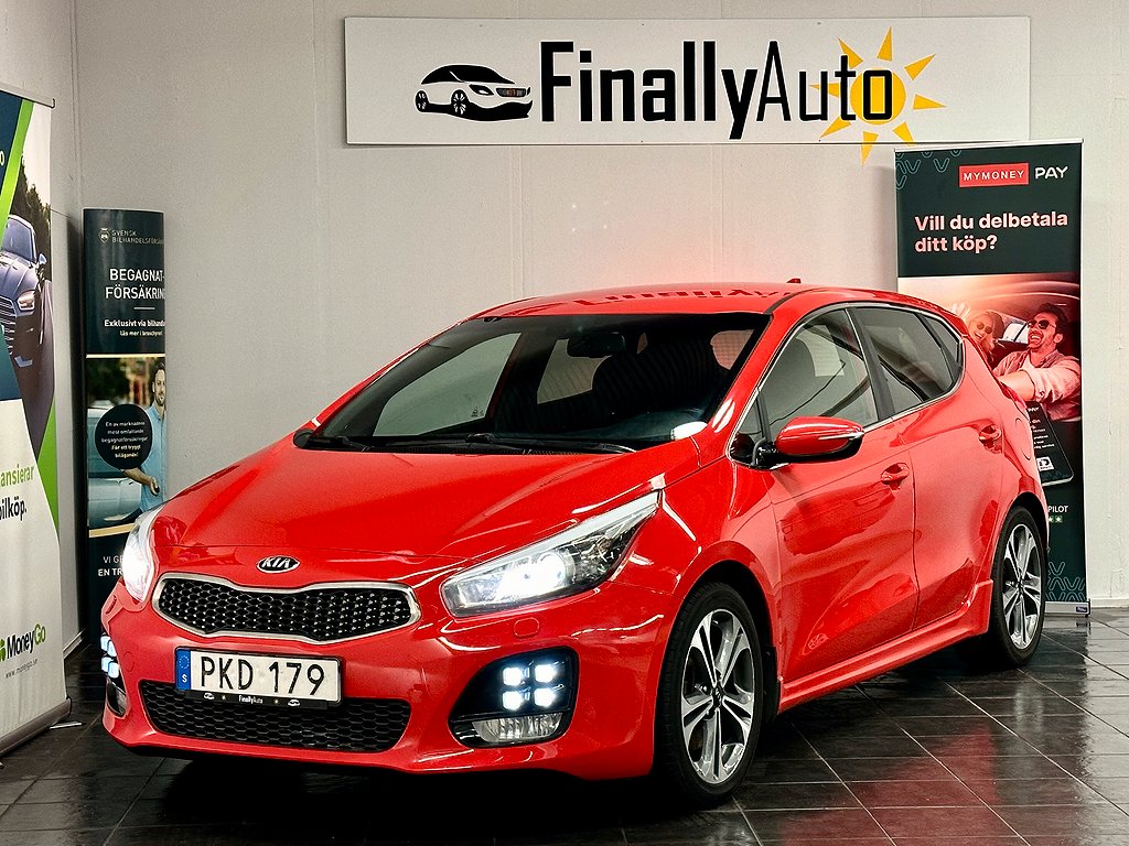 Kia CEED cee'd 1.6 CRDi GT-Line Euro 6. 1-PRIVAT ÄGARE. NY-SERVAD