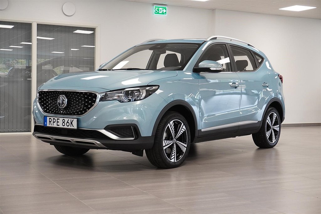 MG ZS EV 45kWh Luxury Aqua Cyan