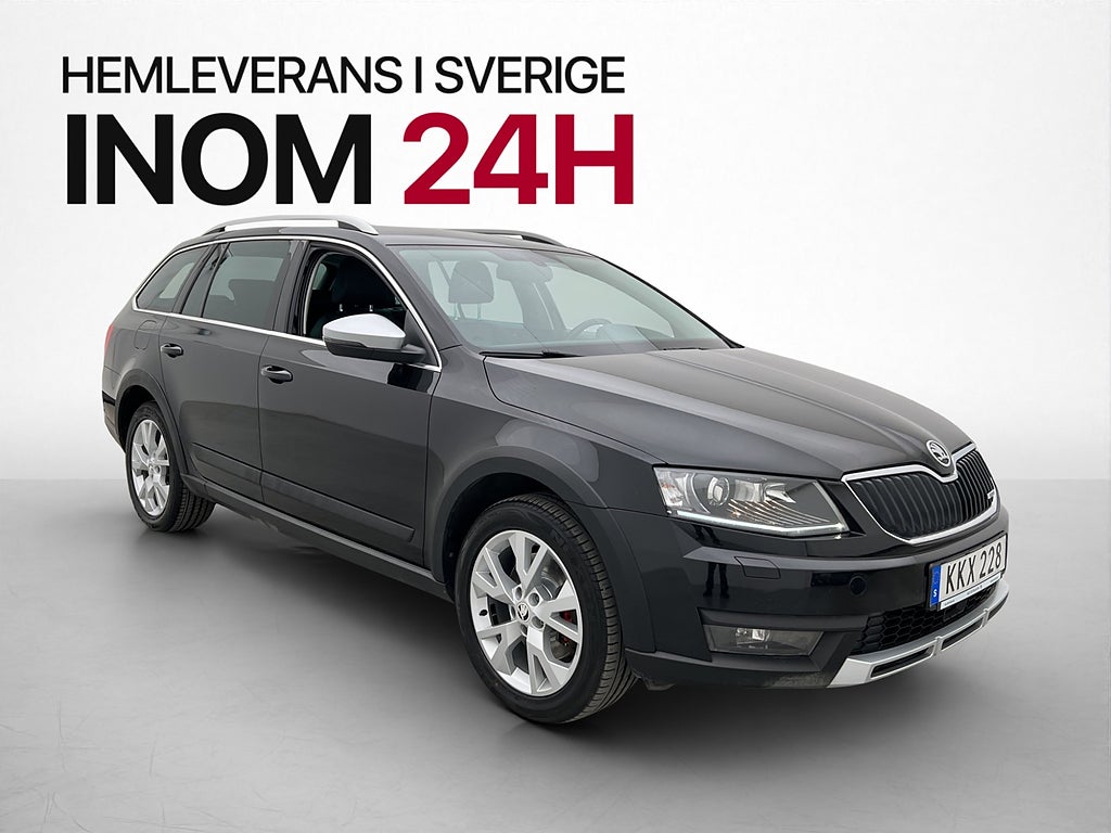 Skoda Octavia Scout 2.0 TDI 4x4 D-Värm Navi Canton B-Kamera