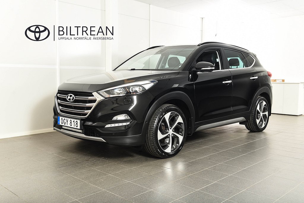 Hyundai Tucson 1.6 T-GDI 4WD DCT Premium Panorama Läder Drag