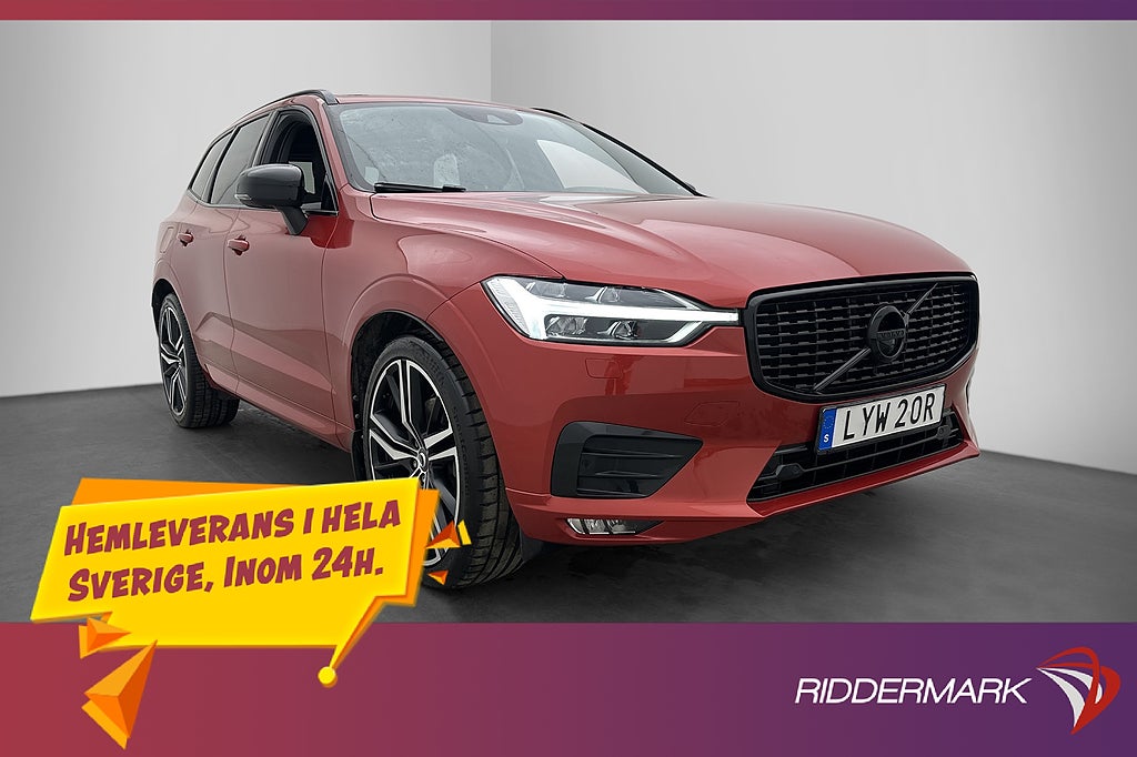 Volvo XC60 B4 AWD R-Design H/K Navi 360° Värm Läder Drag