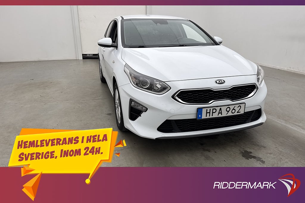 Kia Ceed 1.0 T-GDI 120hk Action Kamera Sensorer Rattvärme