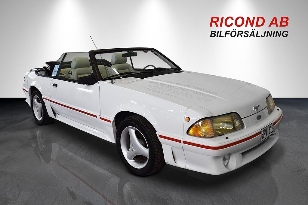 Ford Mustang GT 5,0 V8 CONVERTIBLE SVENSKSÅLD 12321MIL 