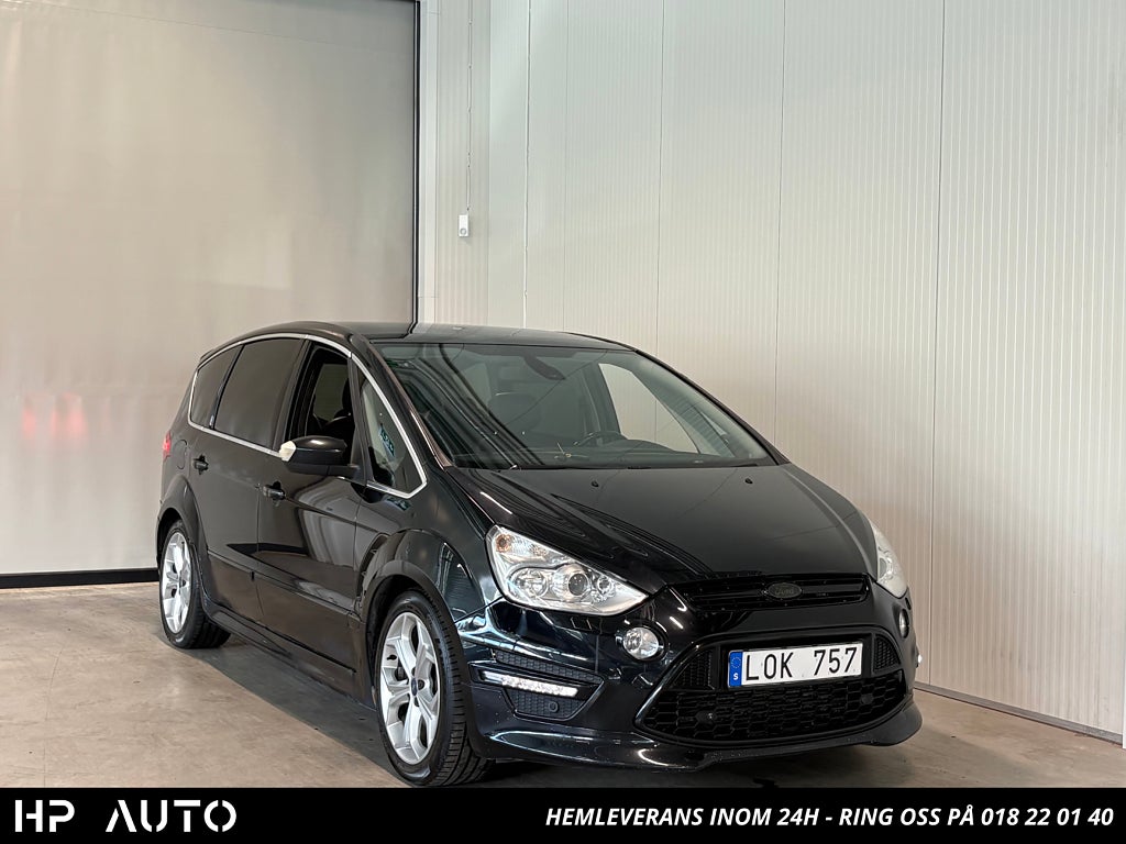Ford S-Max 2.2TDCi 200hk Titanium Business 7-sits Drag M&K Pano 